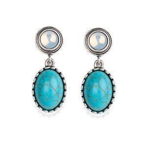 Western Oasis - Blue Earrings